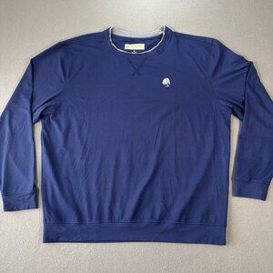 Donald Ross‎ Sportswear Crew Neck Sweater Mens XXL Blue Golf Stretch Performance